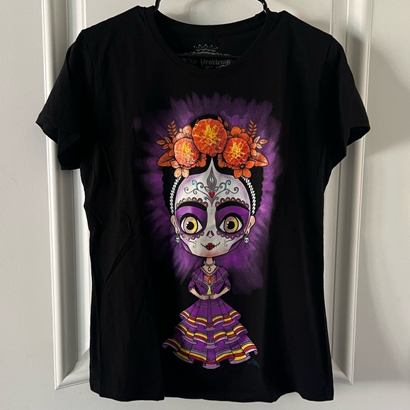 Dia de los Muertos Frida Shirt - Picture 2 of 4